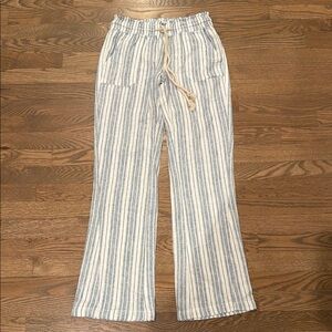 NWT Roxy Linen Blend Pants